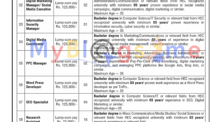 Ministry of Information and Broadcasting Jobs 2024